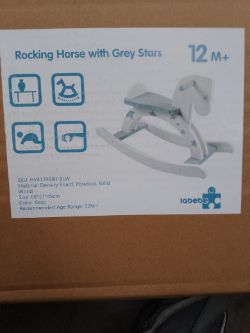 1 pallet of 12 x Swan Rocking Horses & 8 x Rocking horses with stars