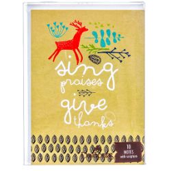 RW/PLT 7 - Pallet of DAYSPRING 10 THANK YOU NOTES & ENVELOPES WITH SCRIPTURE - SING PRAISES X 2304