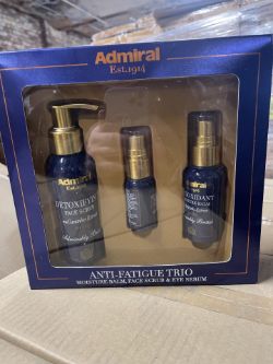 50 x Brand New Anti-Fatigue Trio - Moisture Balm, Face Scrub & Eye Serum