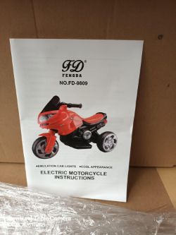 L210 - 1 Pallet Containing Approx 8 kids electric motorcycles