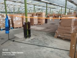 L237 - 1 pallet of Shelving units, kids cleaning mop/brush sets & tennis sets