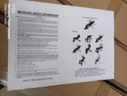 (L74) 1 Pallet Containing Approx 15 Brand new multi flat gym benches