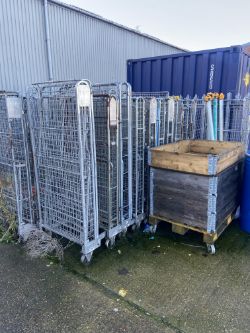 5 x warehouse trolleys