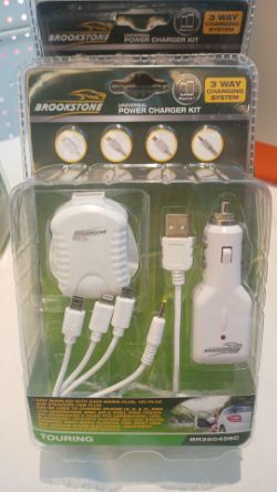 1000pcs Brand new Sealed Brookstone super premium charger kit