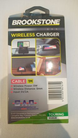 50pcs Brand new Sealed Brookstone Wireless charger for compatible mobile fones