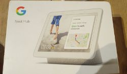 Google nest hub , powers on connects to internet not checked any further untested,