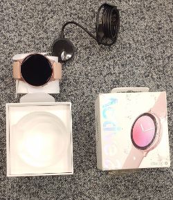 Samsung Active 2 watch - Rose Gold , untested unchecked with charger , boxed as pictured