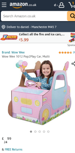 20pcs Brad new WOWWee pop up car with accessories rrp £24.99 - 20pcs in lot