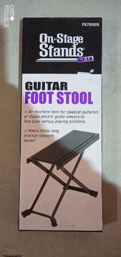Guitar foot stool new unused