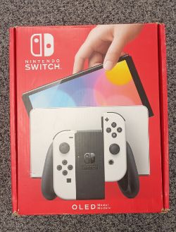 Nintendo Switch unit OLED - looks complete with accessories - unchecked - rrp £300