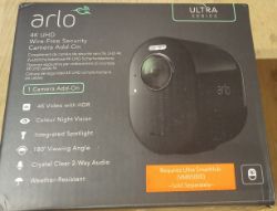 Arlo outdoor hd camera kit as pictured , unchecked untested RRP appx £89