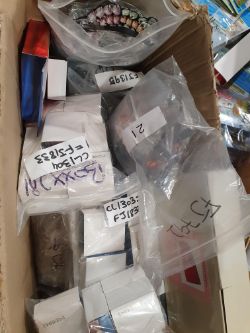 Mixed necklaces and bracelets and ear rings approximately 700 box no 192