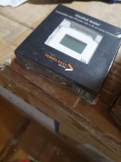 Alcohol tester approximately 26 box 112