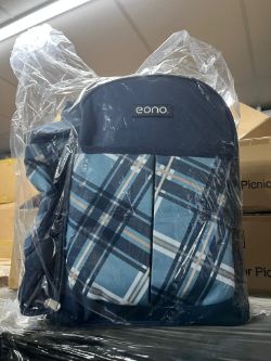 10 x BRAND NEW BLUE PICNIC BAGS - 25 PIECE SET