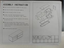 (P136) - 1 Pallet of 12 x NEW Black TV Units