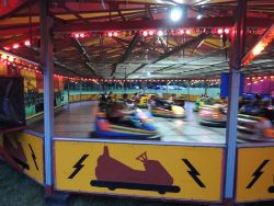 Supercar Traditional Dodgem Track with 13 Reverchon Space cars + Modified Trailer + Pay Cabin