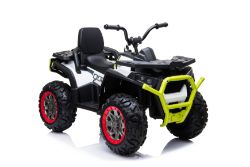 Brand New Ride On Childs Quad Bike 12v with Parental Remote Control - White