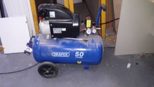 Draper 50Ltr Mobile Compressor