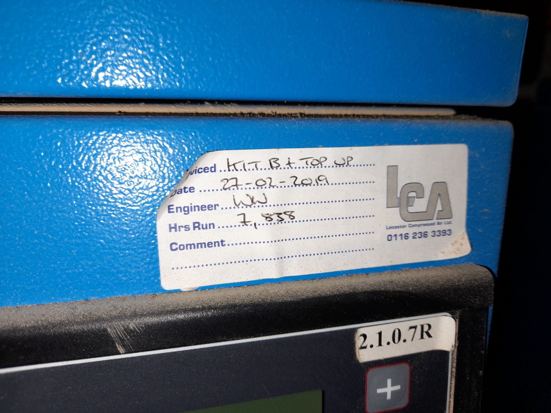 ABAC Genesis 11 receiver mounted compressor (Serial Number 315738 0008) - Image 4 of 4