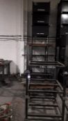 8 open Stillages & 3 boxed similar