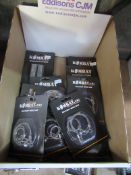 Box of Kombat sharpening stones and military wire saws