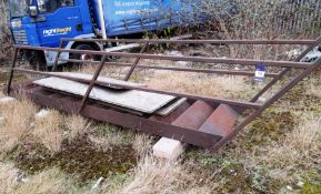 2 x Various heavy duty metal steps