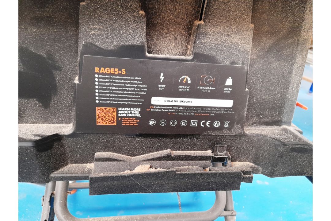 Evolution Rage5-S mobile table saw - Image 2 of 2