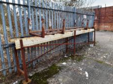 5m Roller conveyor, and stillage, to yard
