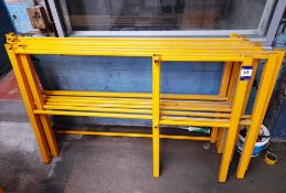 8 Section metal warehouse barriers