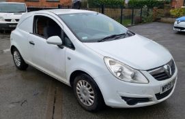 Vauxhall Corsa Van Diesel, 1.3 CDTi 16V Van, Registration: WP09 YBX, first registered 3 August 2009.