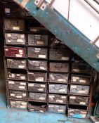 Steel Rack & Contents Tote Pans