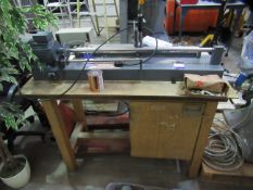 Bench mounted electric foil roll cutter, 240V