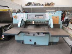 Seypa-uc original perfecta polygraph guillotine, model SEYPA115UC, s/n 56414, 420V, 6.2Kw, 50Hz. Ple