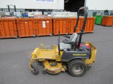 A Hustler Fastrack Super Duty 360° mower, runs with key, 2279 hours