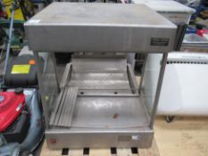 A Vizu Fries Stainless Steel Illuminated Counter Top Unit. Please note there is a £5 plus VAT lift o