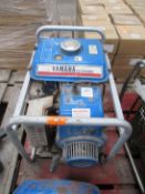 A Yamaha EF1700DV Generator. Please note there is a £5 Plus VAT lift out Fee on this lot