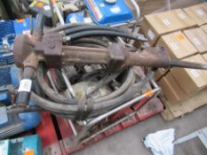 A Hydraulic Power Pack complete with Jack Hammer. Please note there is a £5 Plus VAT lift out Fee on