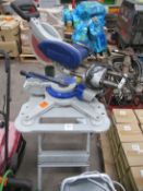 A Metabo Elektra Beckum KGS303 Bench Mounted Mitre Saw