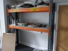 Single bay of Pallet Storage racking