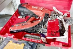 Hilti GX120ME Gas Powered Nail Gun to case
