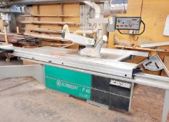 Altendorf F45 Elmo Sliding Table Saw with Tilt Arbor, serial number 00-05-75, Year 2000, 415v
