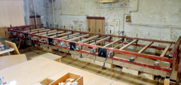 Steel Fabricated Rotary Clamping Station 2m x 6m