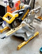 Dewalt DW708-LX Mitre Saw, 110v with Dewalt Saw Stand