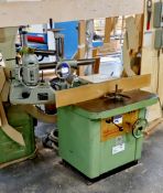 Wadkin Bursgreen BER3 Spindle Moulding Machine, serial number 751361 with Wadkin Bursgreen BLG-8