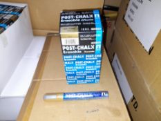1 x Box of Kuretake Post-chalk Erasable Gold PMA-570 Markers, approximately 700 markers, approximate