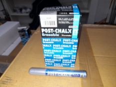 1 x Box of Kuretake Post-Chalk Erasable Silver PMA-570ME Markers, approximately 700 markers,