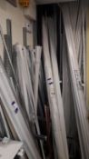 Quantity of PVC and Aluminium trunking, beading, channel