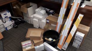 Small quantity of various lighting to main office