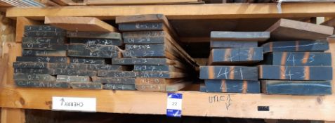 Quantity of Cherry Wood to include 3 and 4m lengths and 1” thickness VIEWING STRONGLY RECOMMENDED (