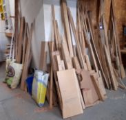 Various Timber Strips as lotted per photographs. VIEWING STRONGLY RECOMMENDED (Located in Axminster,